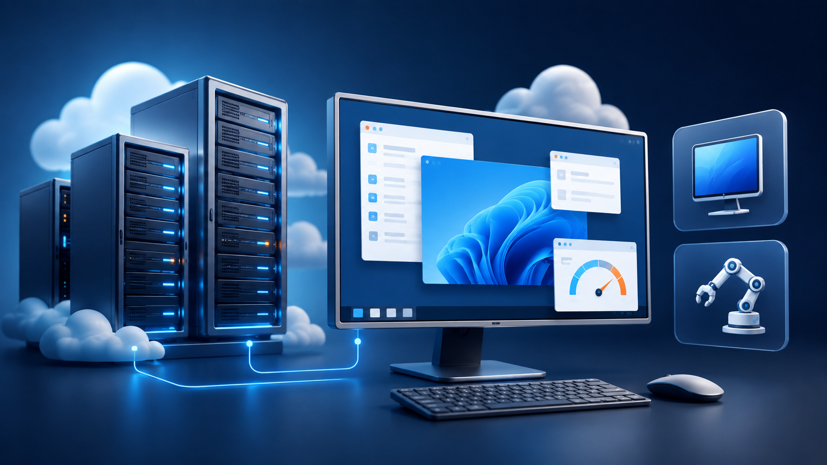 Windows VPSの料金と性能を比較するイメージ