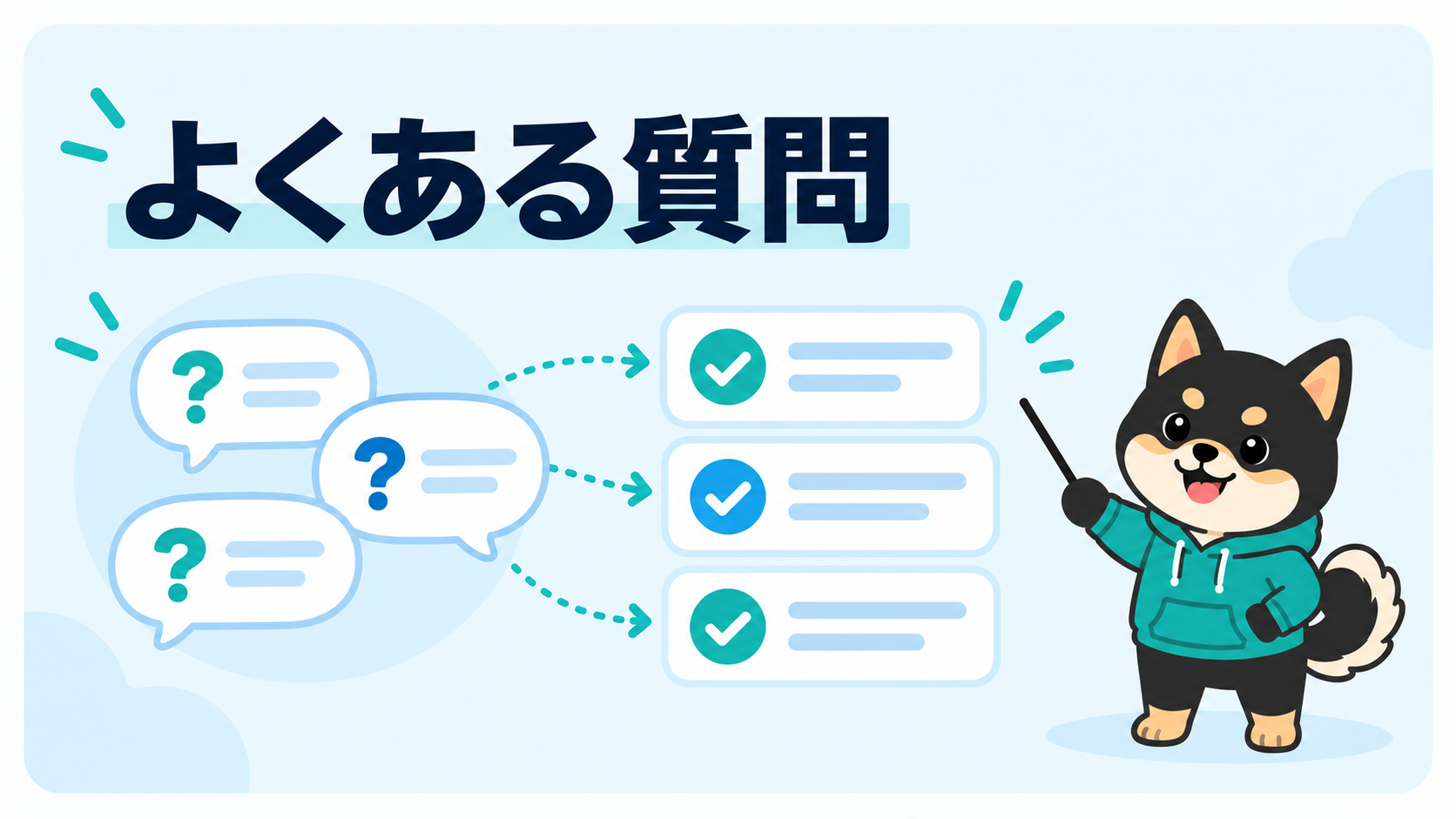 NordVPNに関する質問と回答を示すFAQ図解